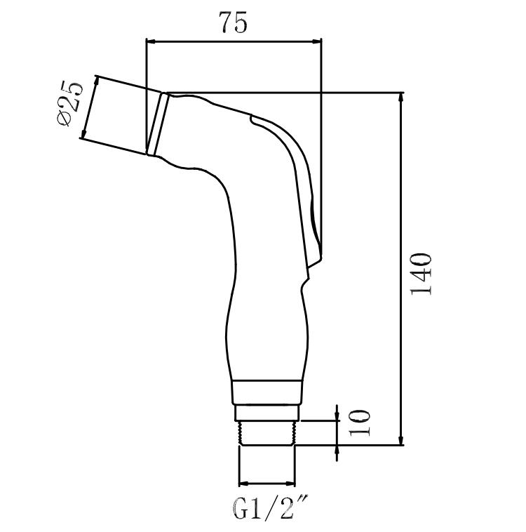 Set per bidet portatile con spruzzatore per rubinetto, spray per rubinetto per bidet caldo e freddo per lavabo o wc