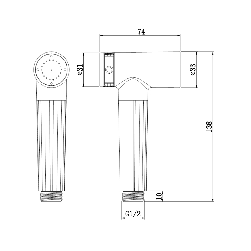WC Bidet Spray Shattaf