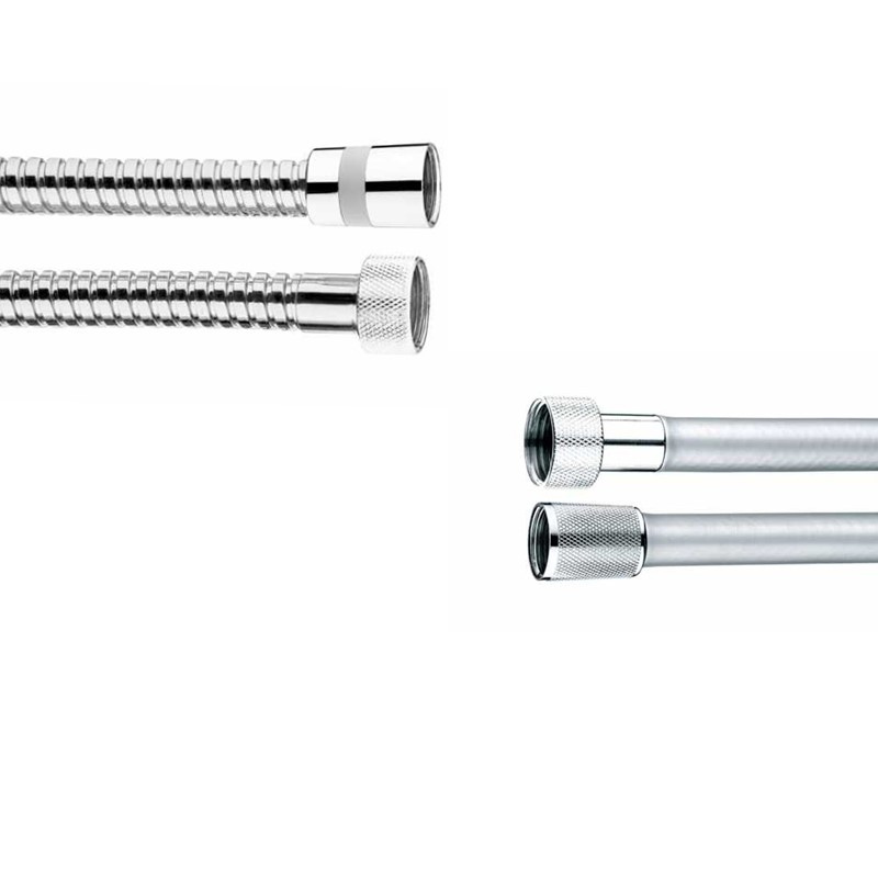 La differenza tra tubo doccia in metallo e tubo doccia in PVC